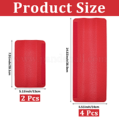 PUレザー冷蔵庫ハンドル保護カバー  ファイヤーブリック  201~369x45.5~49x11mm  3のペア/セット&nbsp;DIY-CL0002-40C