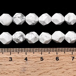 Natural Howlite Beads Strands&nbsp;G-Z119-A43-02