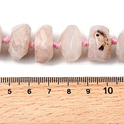 Natural Cherry Blossom Agate Beads Strands&nbsp;G-K195-04A