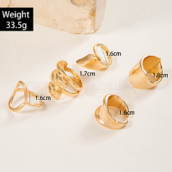5Pcs Alloy Finger Rings Sets&nbsp;WG7802C-05