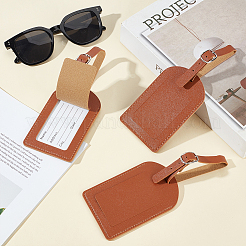 6Pcs PU Leather Luggage Tag&nbsp;AJEW-ME0002-09A