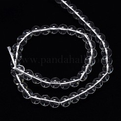 Crystal Glass Round Beads Strands&nbsp;EGLA-F037-8mm-B02