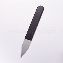 丈夫なスチール製陶器粘土ワックス彫刻モデリングツールセット  ブラック  150~160x18.5mm  8個/セット&nbsp;TOOL-WH0019-08