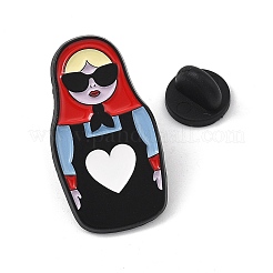 Cool Matryoshka Doll Enamel Pins&nbsp;AL-Z002-01EB-01