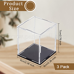 Trasparent Acrylic Toys Action Figures Display Boxs&nbsp;ODIS-WH0038-07A