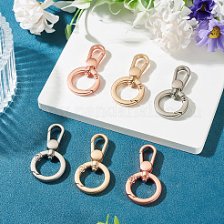6Pcs 3 Colors Alloy Swivel Clasps&nbsp;FIND-TADJ0001-15