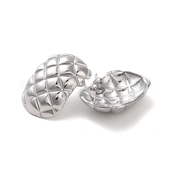 Non-Tarnish Rectangle 304 Stainless Steel Stud Earrings for Women&nbsp;EJEW-L272-006P