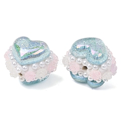 Rwsin & ABS Imitation Pearl & Polymer Clay Beads&nbsp;RE-CBA1913-01A