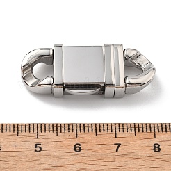 304 Stainless Steel Snap Clasps&nbsp;STAS-V008-23P