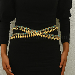 Bohemian Style Vintage Middle Eastern Iron Fringed Waist Shoulder Body Chains&nbsp;HK1465