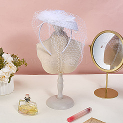 Mesh Veil Cloth Hair Bands&nbsp;AJEW-WH0248-740B