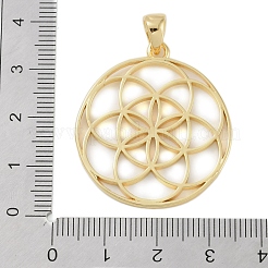 Rack Plating Brass Pendants&nbsp;KK-A224-02C-G