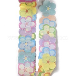 紙のステッカー  DIYスクラップブッキング用  フォトアルバムの装飾  ミックスカラー  花：18x17mm&nbsp;LS-DIY-H168-02C