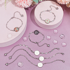 DIY Blank Dome Bracelet Making Kit&nbsp;DIY-NB0009-80