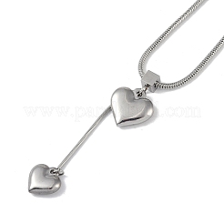 304 Stainless Steel Pendant Necklaces&nbsp;NJEW-P302-01P