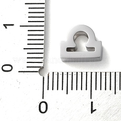 星座 304 ステンレススチール チャーム  天秤座  7x9x3mm  穴：2mm&nbsp;STAS-U038-01P-07