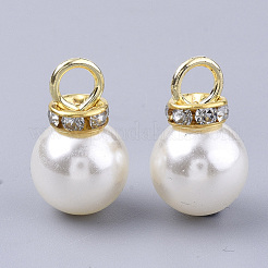 High Luster ABS Plastic Imitation Pearl Pendants&nbsp;X-RB-T011-01C-G