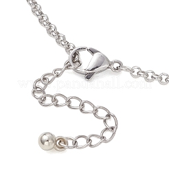 304 Stainless Steel Rolo Chain Bracelet Making&nbsp;AJEW-JB01513