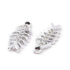 Alloy Rhinestone Pendants&nbsp;ALRI-C008-16P
