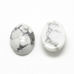 天然石ハウライトカボション  オーバル  18x13x5mm&nbsp;G-R415-13x18-29