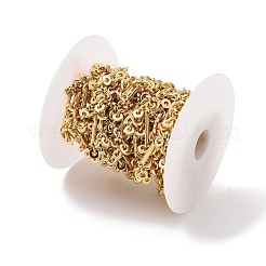 Brass Bar & Knot Link Chains&nbsp;CHC-K013-09G