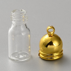 ガラスチャーム  アクリルパーツと  ゴールド  30.5~31.5x11mm  穴：2mm&nbsp;GLAA-WH0033-115A-01