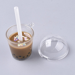 Openable Acrylic Bottle Big Pendants&nbsp;X-CRES-T018-001A