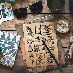 PVC Stamps&nbsp;DIY-WH0371-0148