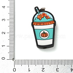 Coffee Theme Silicone Beads&nbsp;SL-CBACE28-01B