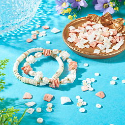 DIY Natural Shell Beads Bracelet Making Kit&nbsp;DIY-CF0001-10