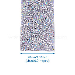 Glitter Resin Hotfix Rhinestone(Hot Melt Adhesive On The Back)&nbsp;OCOR-TA0002-02-40mm