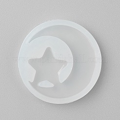 Astronomy Theme Moon and Star Food Grade Silicone Molds&nbsp;X-DIY-E021-12