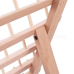60 Spools Solid Wood Sewing Embroidery Thread Stand Holder Rack&nbsp;ODIS-WH0001-01