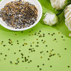 2500Pcs 5 Colors Brass Crimp Beads&nbsp;KK-ME0003-32