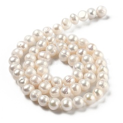 Natural Cultured Freshwater Pearl Beads Strands&nbsp;PEAR-L033-05C