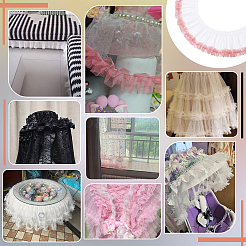 4Yards Polyester Pleated Lace Trim&nbsp;OCOR-PH0007-69C