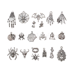 Halloween Theme Tibetan Style Alloy Pendants&nbsp;HAWE-PW0001-089
