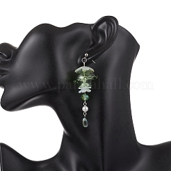 3 Pairs Jellyfish 304 Stainless Steel Shell Pearl Dangle Stud Earrings&nbsp;EJEW-TA00773