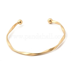 304 Stainless Steel Cuff Bangles for Women&nbsp;BJEW-D407-01G