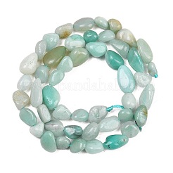 天然アマゾナイトナゲット連売り  8~10x6~8x3~6mm  穴：1mm  約45個/連  14.96''（38センチメートル）&nbsp;G-J335-31B