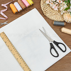 ポリコットン生地  DIYクラフト製作用品  服装アクセサリー  ホワイト  1500~1510x0.2mm  2m / pc&nbsp;DIY-WH0504-733