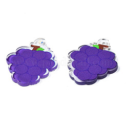 Autumn Theme Translucent Acrylic Pendants&nbsp;TACR-N013-001