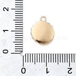 真鍮チャーム  クッキーチャーム  14KGP本金メッキ  12.5x10x4mm  穴：1.4mm&nbsp;LS-KK-P337-02C-G