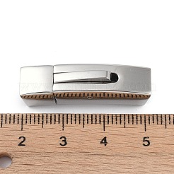 Non-Tarnish 316 Stainless Steel Bayonet Clasps&nbsp;STAS-K282-08A-P