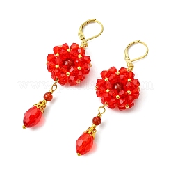 3 Pairs 3 Colors 304 Stainless Steel Leverback Dangle Earrings&nbsp;EJEW-MZ00734