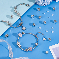 Alloy European Style Clasps&nbsp;PDLC-PH0001-02AS