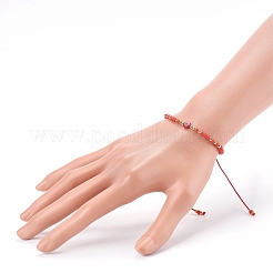 Adjustable Nylon Cord Braided Bead Bracelets&nbsp;BJEW-JB06022