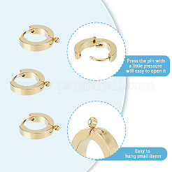 24Pcs 2 Colors 201 Stainless Steel Huggie Hoop Earrings Findings&nbsp;STAS-DC0015-46