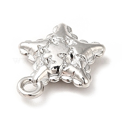 Rack Plating Alloy Pendant Rhinestone Settings&nbsp;PALLOY-K256-10P