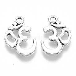 Yoga Tibetan Style Alloy Pendants&nbsp;X-TIBE-R317-018AS-LF
